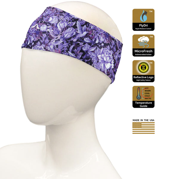 Violet Hummingbird Headband